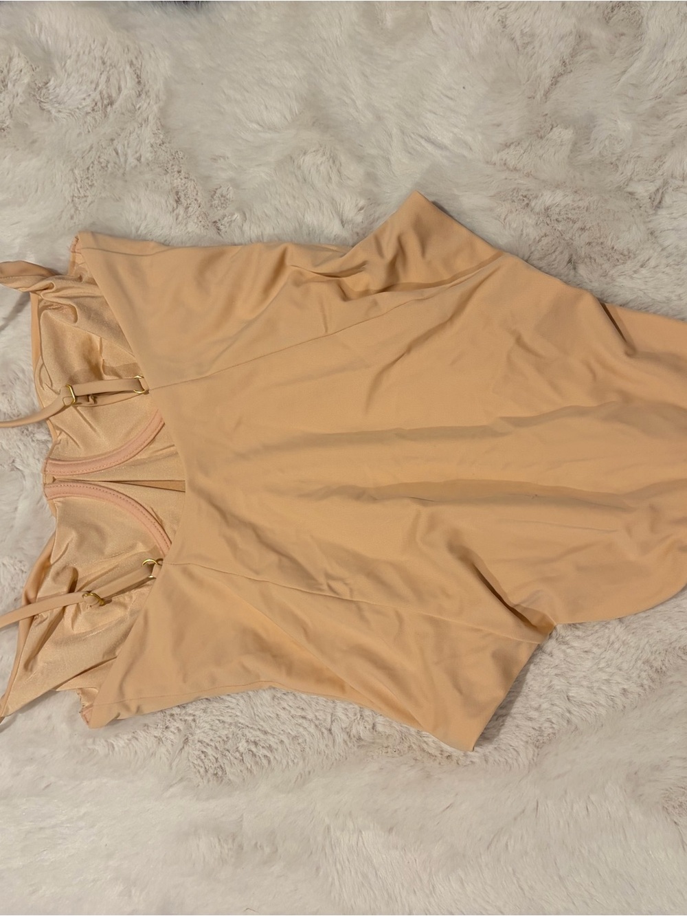 ONIA Sleek Nude One-Piece Swimsuit - Picture 3 of 4